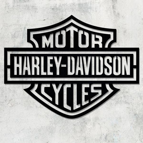 Harley Davidson Metal Duvar Tablosu