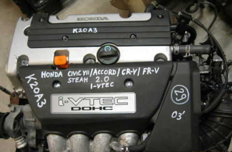 Honda Accord 2.0 R20a3 Yarım Motor