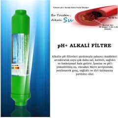 Tüm Su Arıtma Cihazları Uyumlu PH+Alkaline Filtre 25 Adet