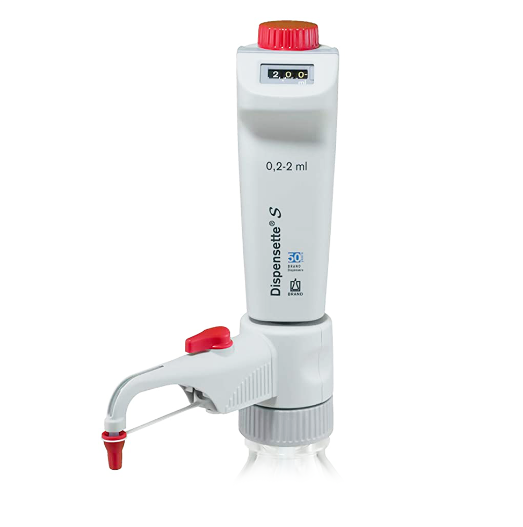 BRAND 4600321 Dispensette S Digital 0.2 - 2 mL Dijital Dispenser Vanalı