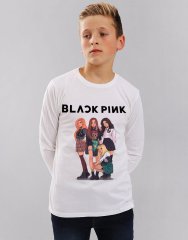 Blackpink Tişört Anime Uzun Kol Çocuk Unisex