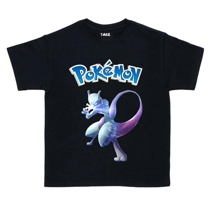 Pokemon Mew Two Çocuk Tişört Unisex