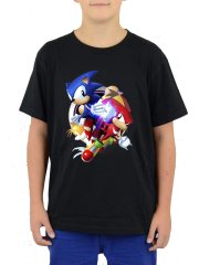 Sonic Çocuk Tişört Siyah Unisex