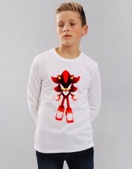 Sonic The Hedgehog Uzun Kollu Çocuk Tişört