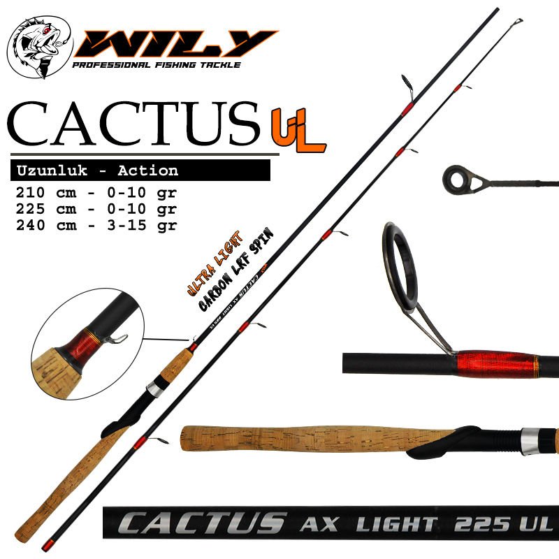 Wily Cactus 225 cm  Lrf Kamış 0 - 10 gr