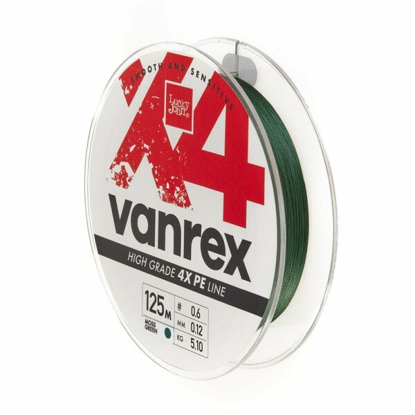 Lucky John Vanrex Pe Örgü X4 Yosun Yeşil 125M 0.12 MM