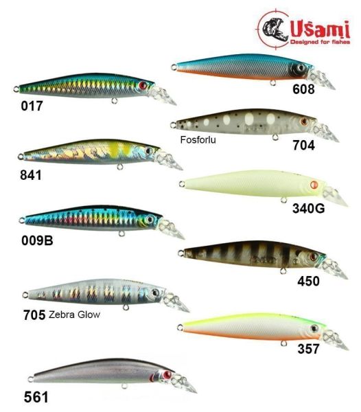 Usami Bay Shinner 85 SP-MR 9.7 G Maket Balık 009B