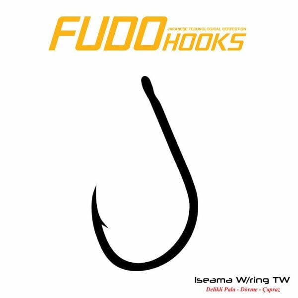 Fudo 7201 Iseama W/Ring TW Black Nikel İğne 6/0