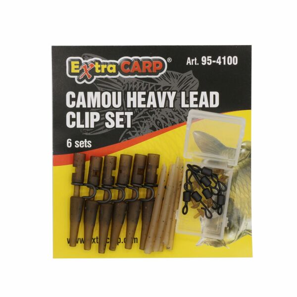 Camou Heavy Lead Clip Set