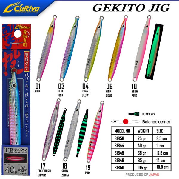 Cultiva 31856 Gekito Jig 25g 8.5cm