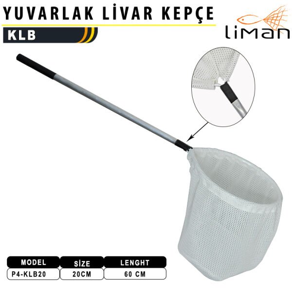 Liman Kepçe Livar Yuvarlak  20 cm - 60 Cm Beyaz