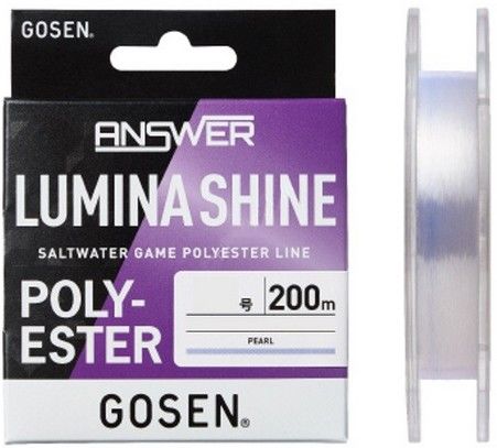 Gosen Lumina Shine Saltwater Game 200mt Polyester Misina Pearl