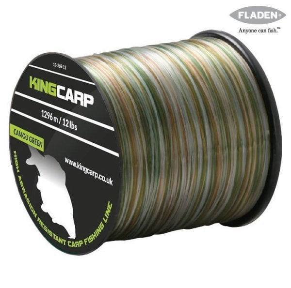 Fladen King Carp Yeşil Kamuflaj Misina 0.30 MM