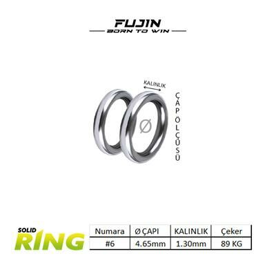 Fujin Solid Ring Halka 6 No