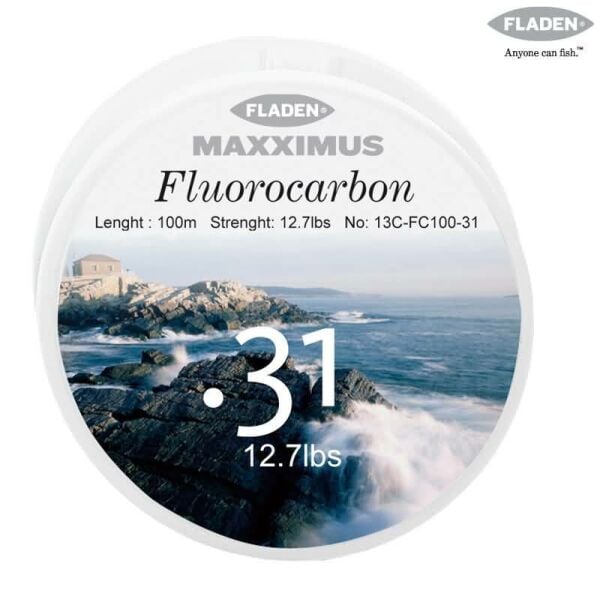 Fladen Maxximus Fluorocarbon Misina 100M 0.38 MM