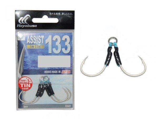 Hayabusa EX 401 Jig Assist İğnesi Double Hook 2'li Paket