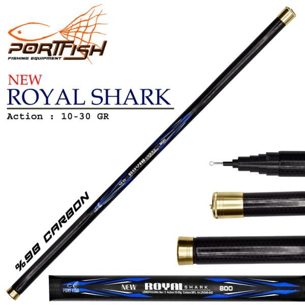 Portfish New Royal Carbon Göl Kamışı 600 cm