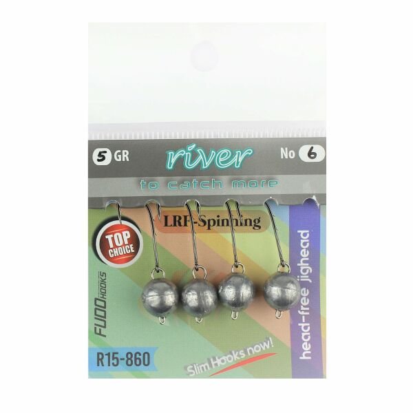 River Mafsallı Hareketli Jig Head 4P 2.5 GR