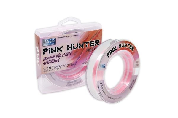 Asso Pink Hunter Surf FC COATED Visible Line 300mt