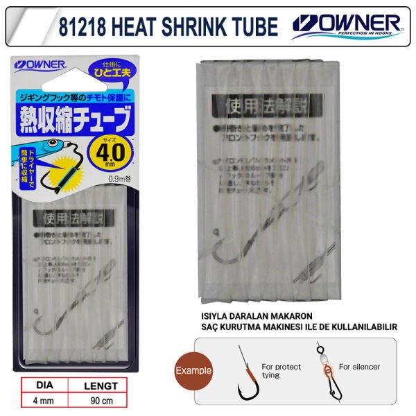 Owner 81218 Heat Shrink Tube 3-4-5 mm