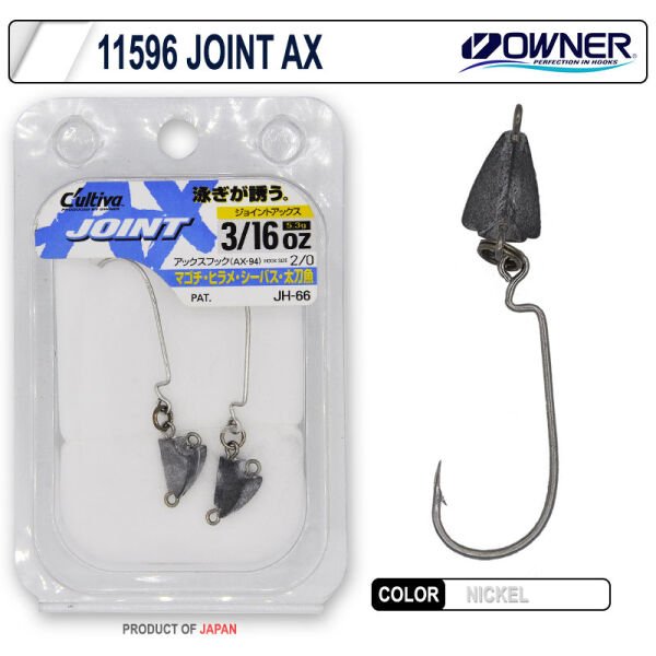Owner 11596 Joint Ax Lrf Jighead