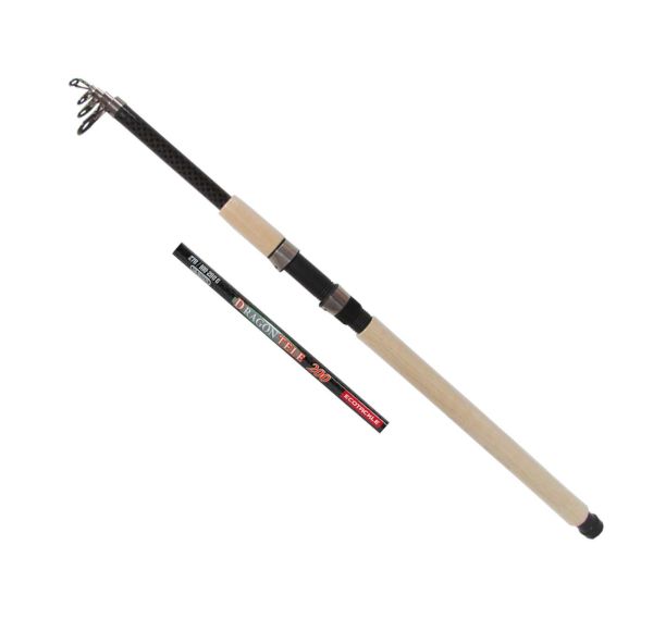 Ecotackle Dragon Tele 100-200G Mix Karbon Teleskopik Olta Kamışı 270 CM