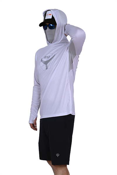 Fujin Pro Angler T-Shirt Dark White