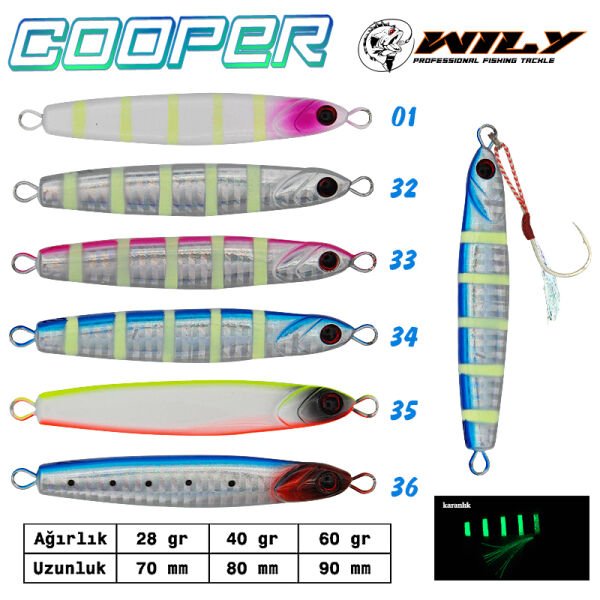 Wily Cooper Jig 60 gr 90 mm