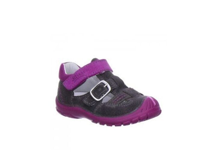 Superfit Medium Cırtlı+Tokalı Delikli Kız Ayakkabı: 00430F