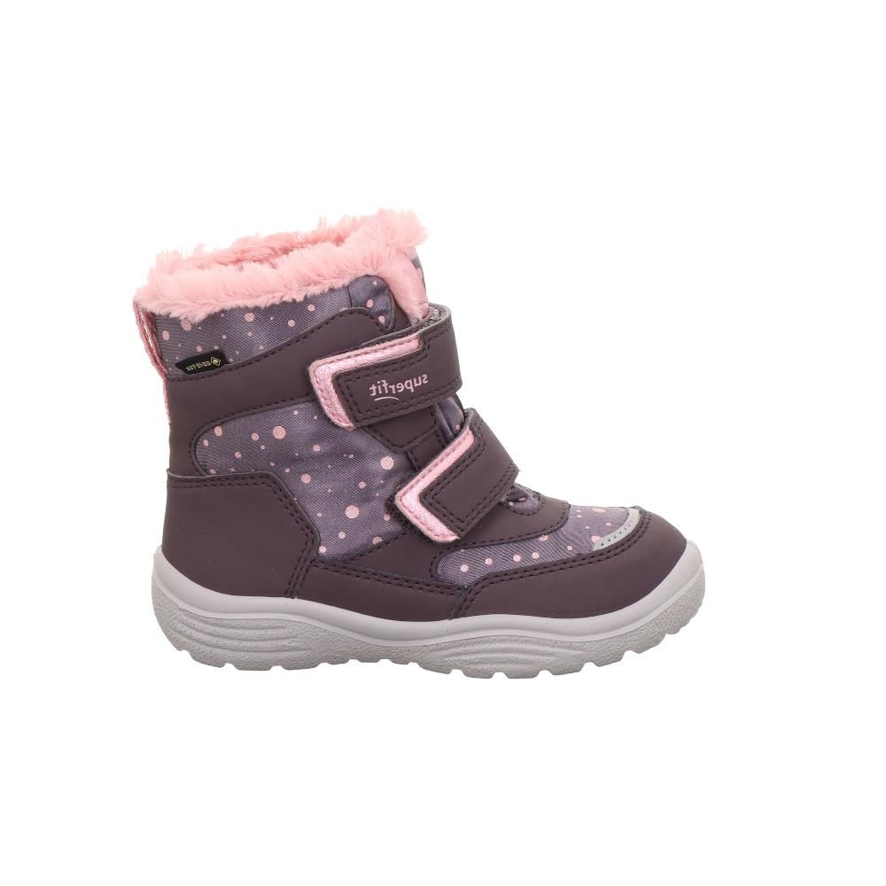 SUPERFIT Crystal Orta Genişlik Gore-Tex Kız Çocuk Cırtlı Kar Botu 1-009091-2 (31-35)