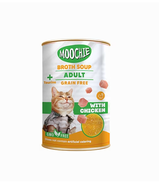 Moochie Et Suyu Çorba Tavuklu Yetişkin Kedi 135Ml