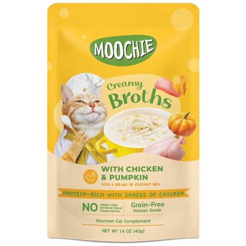 Moochie Çorba Kedi Ödülü Tavuk-Balkabağı 40 Gr