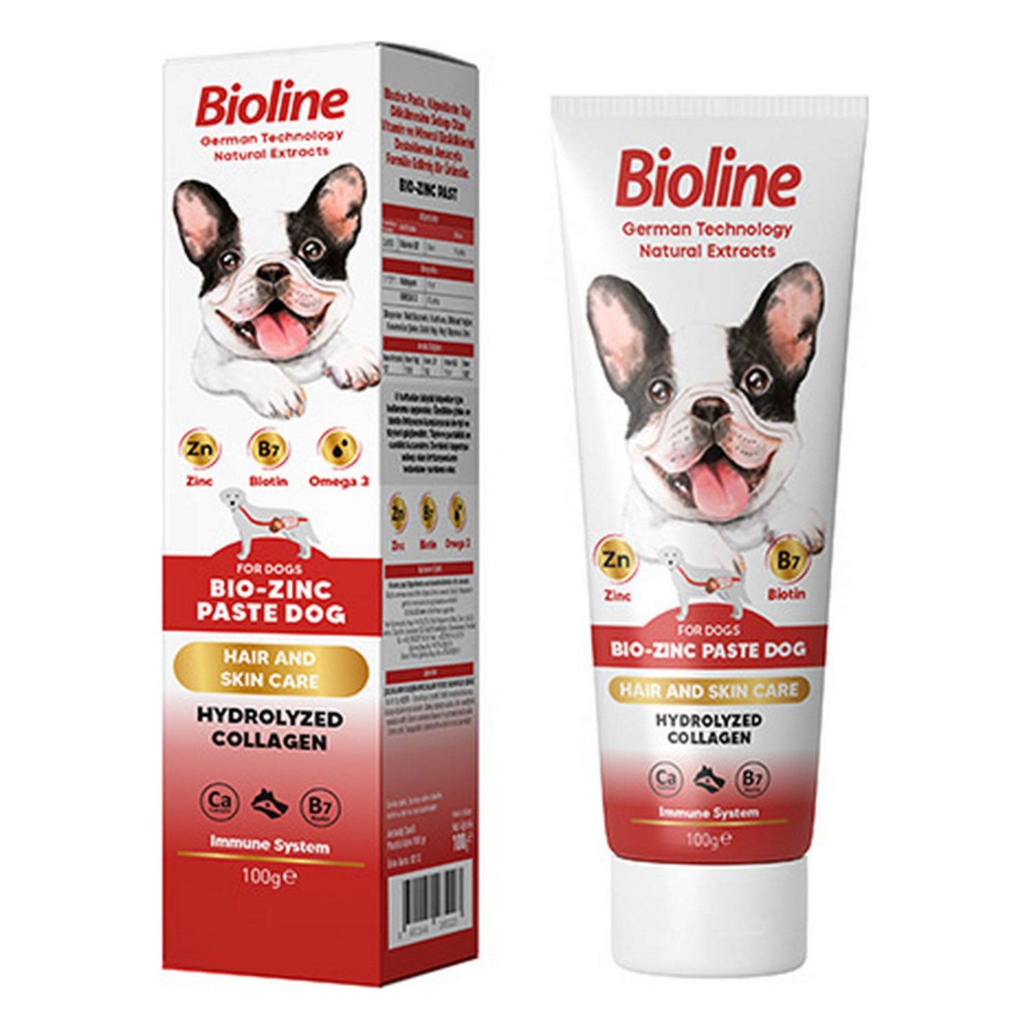 Bioline Bio-Zinc Paste Dog 100 Gr