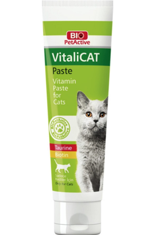 BIO PET ACTIVE VİTALİCAT PASTE KEDİ VİTAMİN 100ML