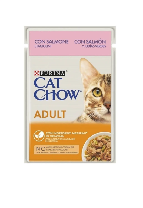 Cat Chow Adult Salmon 85 gr 26 Adet