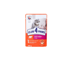 Club4Paws Jöleli Danalı Premium Pouch Kedi Maması 100 Gr 24 Adet