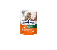 Club4Paws Ördekli Premium Pouch Kedi Maması 100Gr 24 Adet