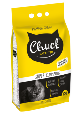 Chuck 10 Litre Parfümsüz Kalın Bentonit Kedi Kumu