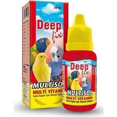 Deep Fix Multisol (Kuşlar İçin Multi-Vitamin) 30 ML