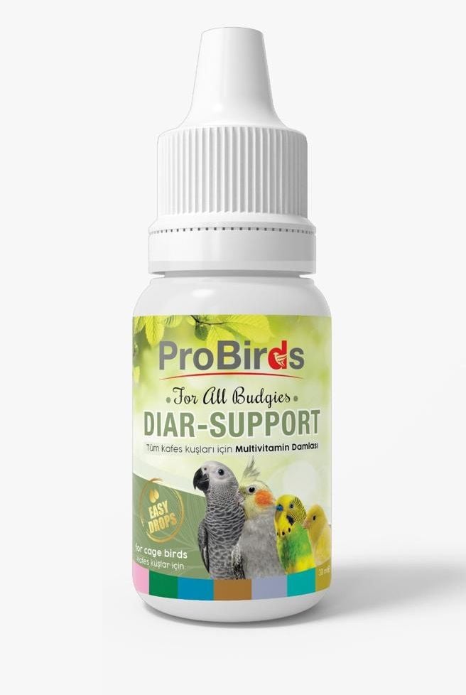 Pro Birds Diar-Support Kuşlar İçin Bağırsak Sistemi Güçlendirici 30 ML 6 Adet