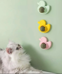Ördek Desenli Catnip Kedi Çimi Topu Nanesi Oyuncağı