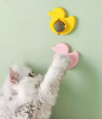 Ördek Desenli Catnip Kedi Çimi Topu Nanesi Oyuncağı