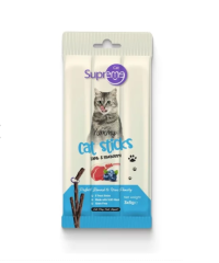 Supreme Cat Sticks Kuzu Etli ve Yaban Mersinli Kedi Ödül Çubuğu 5gr (3'lü)