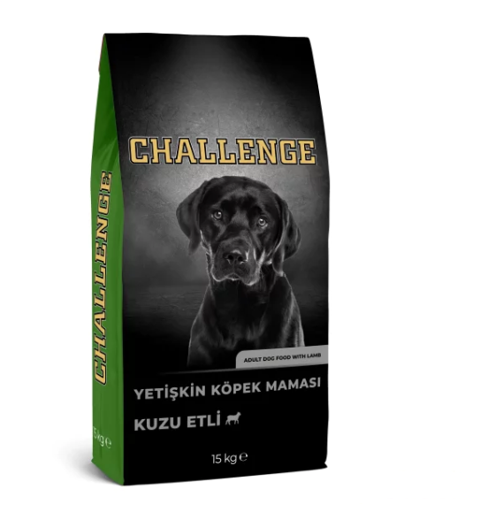 Challenge Kuzu Etli Yetişkin Köpek Maması 15kg