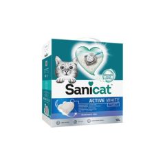 Sanicat Active White Kedi Kumu 10L