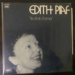 Edith Piaf Le Droit D'Aimer Çift LP Plak