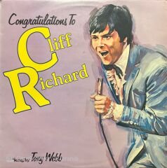 Cliff Richard Congratulations To LP Plak