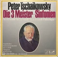 Peter Tschaikowsky Die 3 Meister-Sinfonien 3 LP Box Set Plak