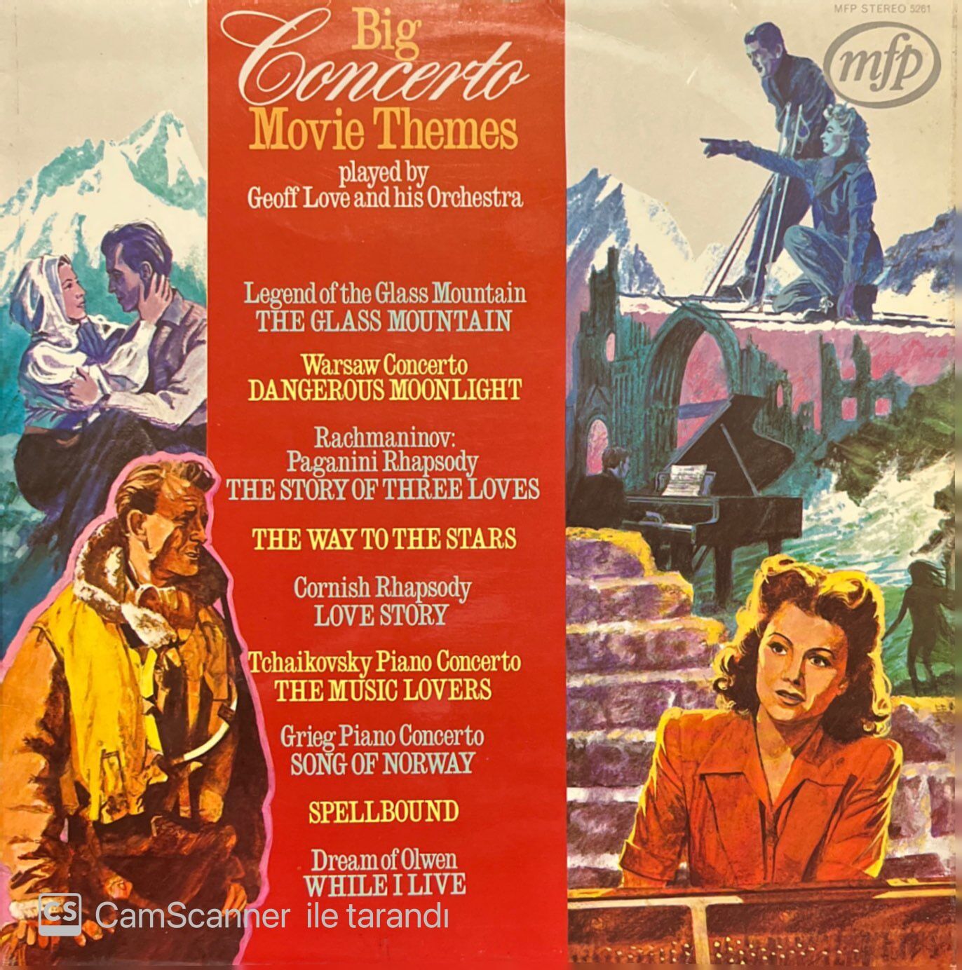 Big Concerto Movie Themes LP Plak