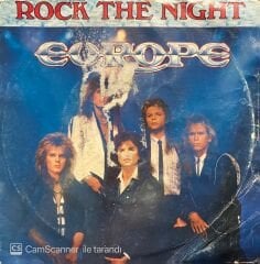 Europe Rock The Night 45lik Plak
